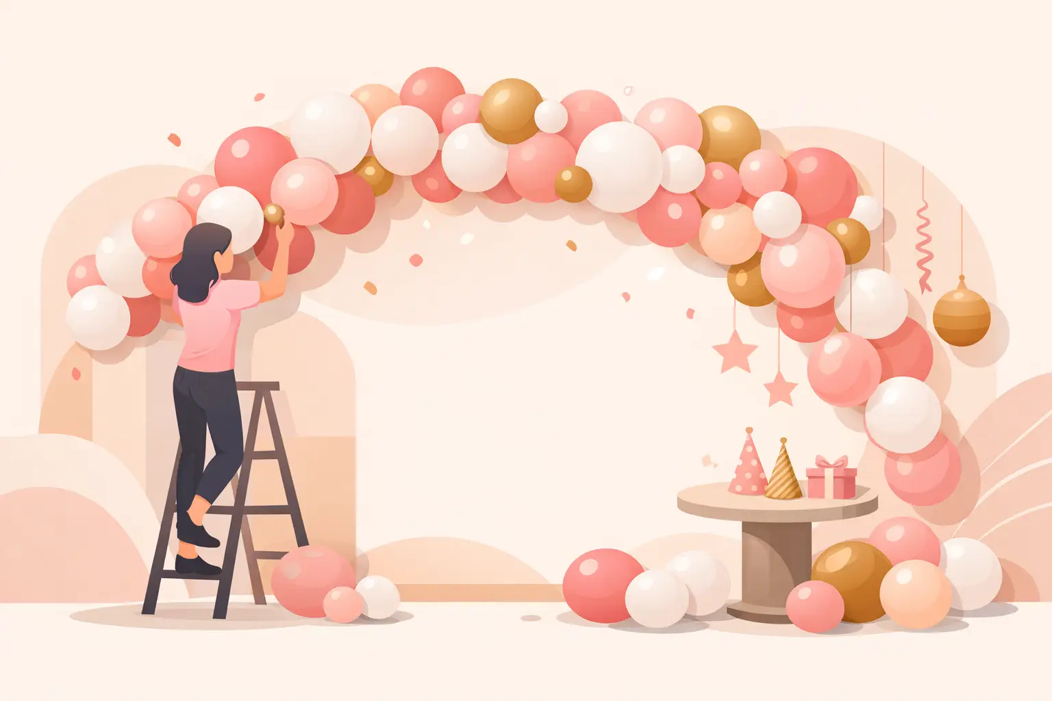 How to Style Balloon Garlands That Pop