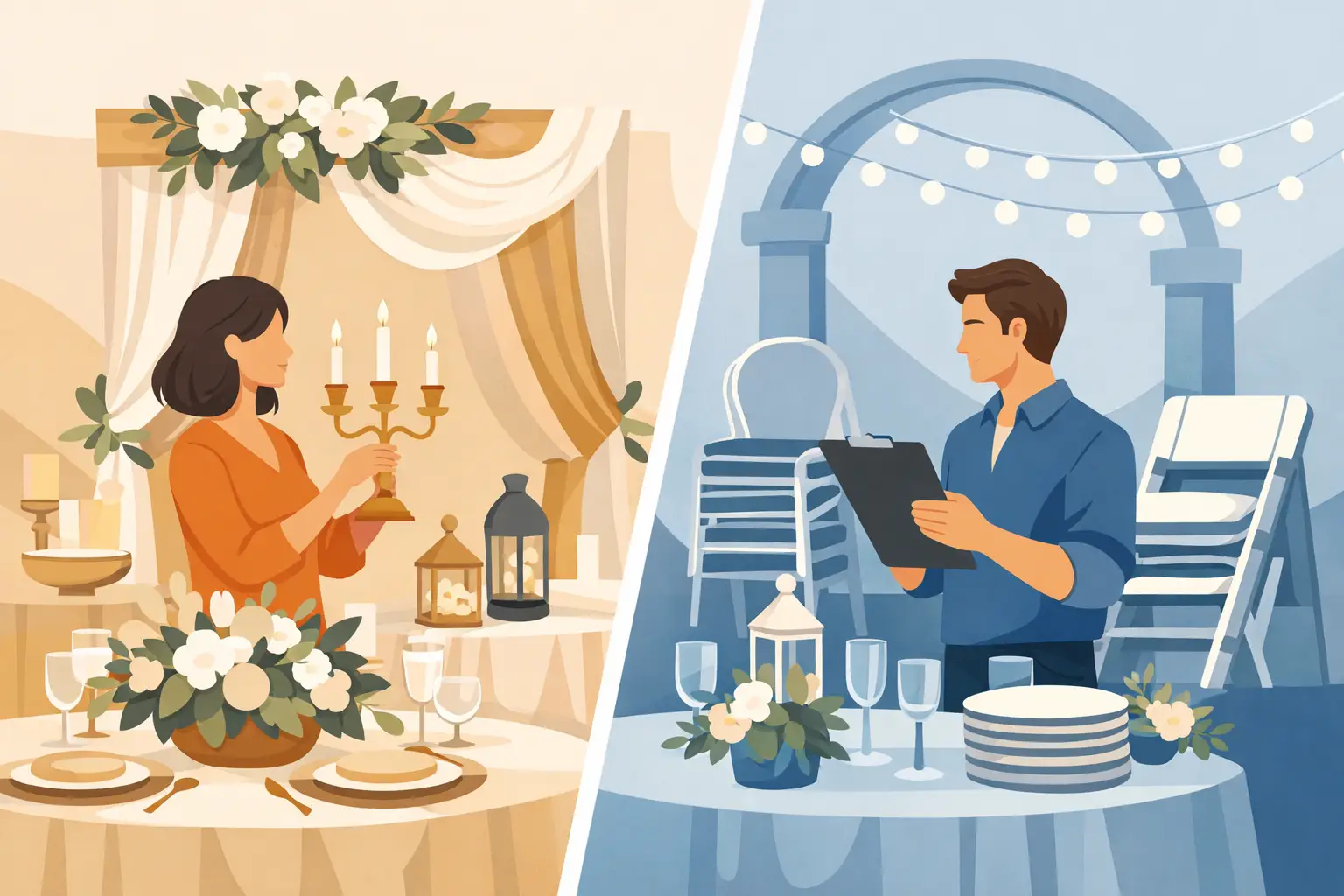 Custom Decor vs Rentals: What Fits Best?