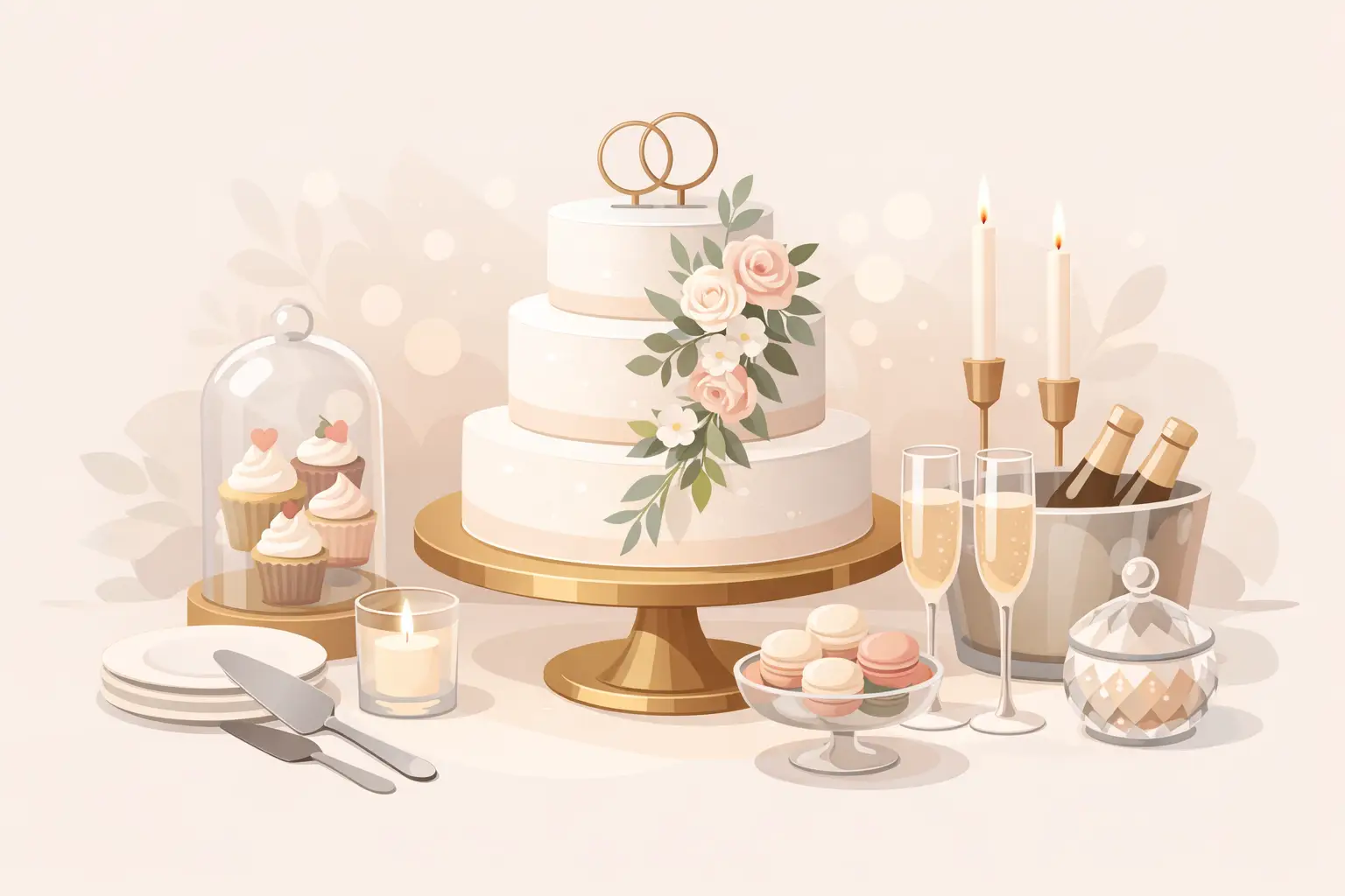 Cake Table Accessories That Make the Moment