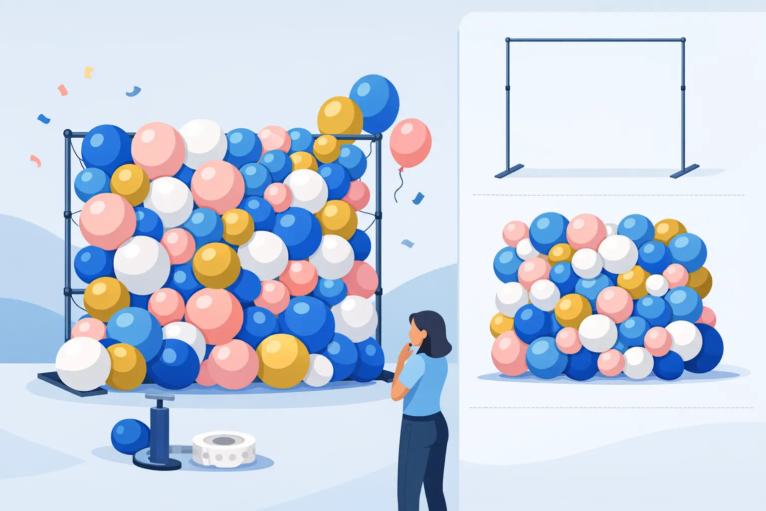 Do Balloon Walls Need Frames? What to Know