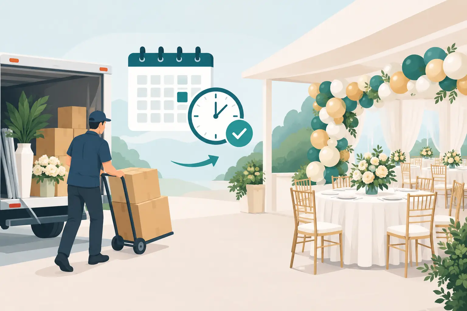 When Should Event Decor Arrive for Your Party?
