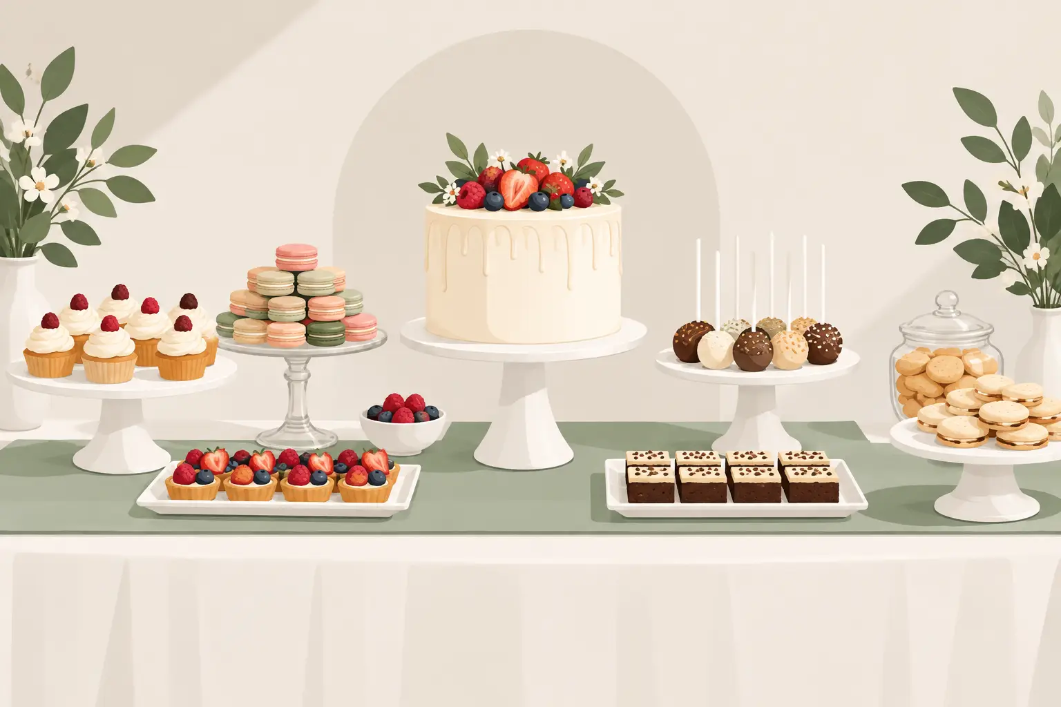Decorating a Dessert Table That Feels Complete